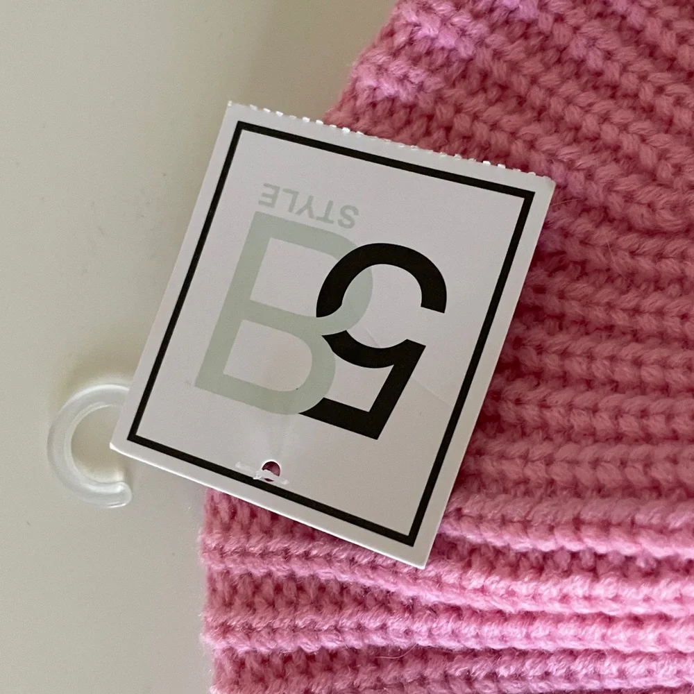 Knit Beret Knitted Pink